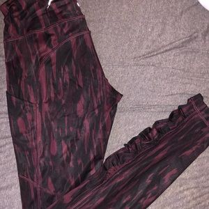 Lululemon long leggings with pockets